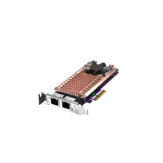 QNAP QM2-Serie, 2 x PCIe 2280 M.2 SSD-Steckplätze, PCIe Gen3 x 4 , 2 x Intel I225LM 2.5GbE NBASE-T-Anschluss