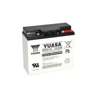Batterie YUASA REC22-12I (12V; 22Ah; zyklisch) Batterie YUASA REC22-12I (12V; 22Ah; zyklisch)