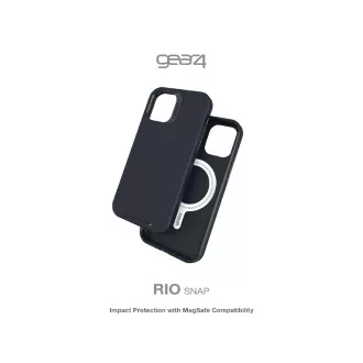 ZAGG GEAR4 D3O Rio Snap Abdeckung iPhone 12 mini schwarz