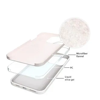 ER POWER Silikonhülle CARNEVAL SNAP für iPhone 13 mini mit MagSafe - weiß