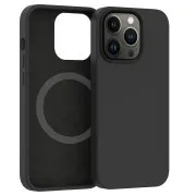 ER POWER Silikonhülle CARNEVAL SNAP für iPhone 13 Pro Max mit MagSafe - Schwarz
