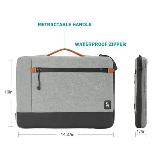 Seine Scene Laptop-Tasche Seine Scene Dijon Sleeve 13,6" - grau
