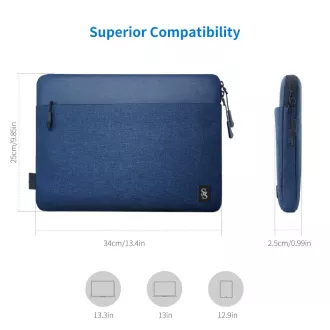 Seine Scene Laptop-Tasche Seine Scene Valence Hülle 13,6'' - blau