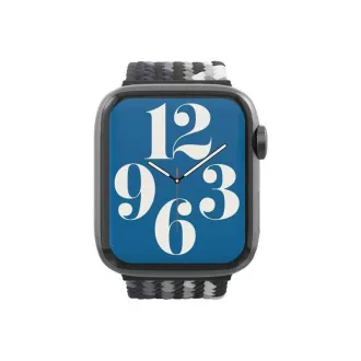GEAR4 Apple Watch Armband 41/40/38mm SM grau/verspiegelt