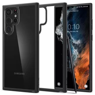 Schutzhülle Spigen Ultra Hybrid für Samsung Galaxy S22 ultra matt schwarz
