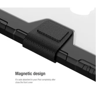 Nillkin Bumper PRO Protective Stand Case für iPad 10.2 2019/2020/2021 Schwarz