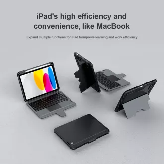 Nillkin Bumper Combo Keyboard Case für iPad 10.9 2022 Schwarz
