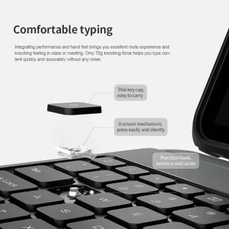 Nillkin Bumper Combo Keyboard Case für iPad Pro 12.9 2020/2021/2022/ Air 13 2024/2025 Schwarz Nillkin Bumper Combo Keyboard Case für iPad Pro 12.9 2020/2021/2022/ Air 13 2024/2025 Schwarz