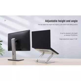 Nillkin ProDesk Verstellbarer Laptop-Ständer Grau
