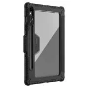 Nillkin Bumper PRO Protective Stand Case Multi-Winkel für Samsung Galaxy Tab S9/S10 FE Schwarz