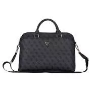 Guess PU 4G Triangle Logo Notebooktasche 13/14/15" Schwarz