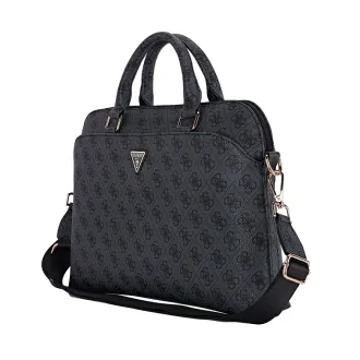 Guess PU 4G Triangle Logo Notebooktasche 13/14/15" Schwarz