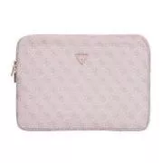 Guess PU 4G Triangle Logo Hülle für Notebook 14" Pink