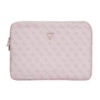 Guess PU 4G Triangle Logo Hülle für Notebook 14" Pink