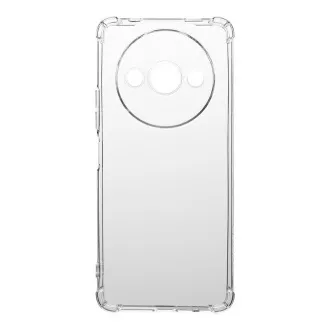 Taktische TPU Plyo Abdeckung für Xiaomi Redmi A3 2024 Transparent