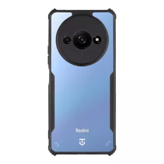 Tactical Quantum Stealth Cover für Xiaomi Redmi A3 2024 Klar/Schwarz