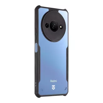 Tactical Quantum Stealth Cover für Xiaomi Redmi A3 2024 Klar/Schwarz