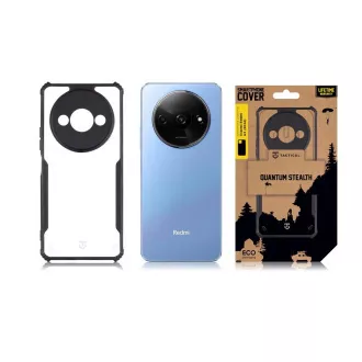 Tactical Quantum Stealth Cover für Xiaomi Redmi A3 2024 Klar/Schwarz