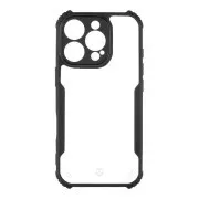 Tactical Quantum Stealth Cover für Apple iPhone 16 Pro Klar/Schwarz