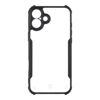 Tactical Quantum Stealth Cover für Apple iPhone 16 Plus Klar/Schwarz