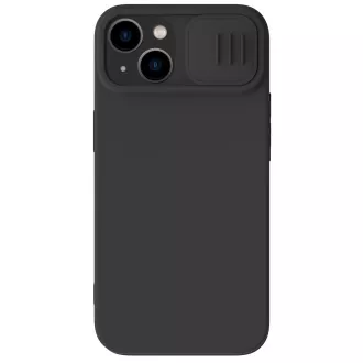Nillkin CamShield Silky Magnetische Silikonhülle für Apple iPhone 14 Schwarz