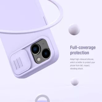 Nillkin CamShield Silky Magnetische Silikonhülle für Apple iPhone 14 Schwarz