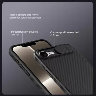 Nillkin CamShield PRO Rückwand für Apple iPhone 16e/17e Schwarz