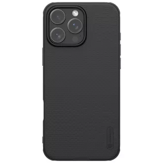 Nillkin Super Frosted PRO Magnetic Back Cover für Apple iPhone 16 Pro Schwarz