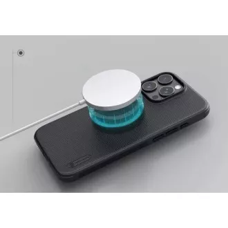 Nillkin Super Frosted PRO Magnetic Back Cover für Apple iPhone 16 Pro Schwarz