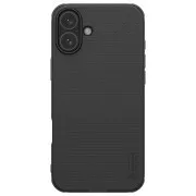 Nillkin Super Frosted PRO Magnetic Back Cover für Apple iPhone 16 Schwarz