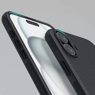 Nillkin Super Frosted PRO Magnetic Back Cover für Apple iPhone 16 Schwarz