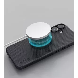Nillkin Super Frosted PRO Magnetic Back Cover für Apple iPhone 16 Schwarz