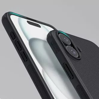 Nillkin Super Frosted PRO Back Cover für Apple iPhone 16 Schwarz