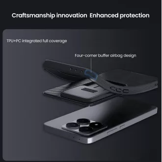 Nillkin CamShield PRO Rückseite Abdeckung für Xiaomi 14T schwarz Nillkin CamShield PRO Rückseite Abdeckung für Xiaomi 14T schwarz