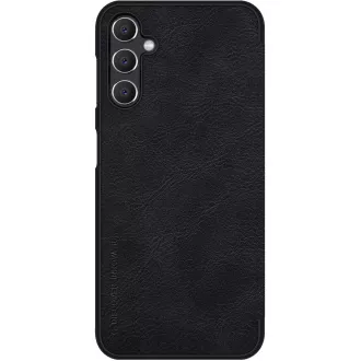 Nillkin Qin Buch Fall für Samsung Galaxy A14 5G Schwarz