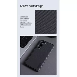 Nillkin Frosted PRO Magnetische Rückseite Abdeckung für Samsung Galaxy S23 Schwarz