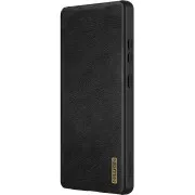 Nillkin Qin Buch PRO Fall für Samsung Galaxy S25 Ultra Schwarz