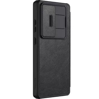 Nillkin Qin Buch PRO Fall für Samsung Galaxy S25 Ultra Schwarz