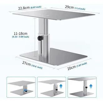 Nillkin HighDesk Verstellbarer Monitorständer Silber Nillkin HighDesk Verstellbarer Monitorständer Silber