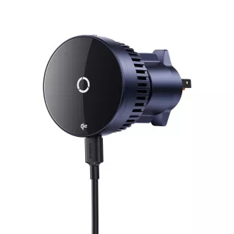 Baseus MagPro Magnethalterung mit drahtloser Aufladung 15W Schwarz