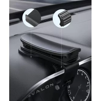 Baseus SUDZ-A01 Big Mouth Dashboard Telefonhalterung mit Clip Schwarz