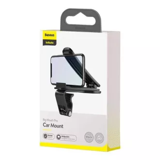 Baseus SUDZ-A01 Big Mouth Dashboard Telefonhalterung mit Clip Schwarz