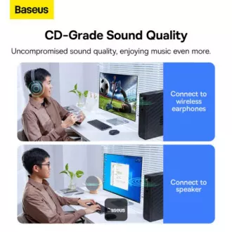 Baseus Wireless Bluetooth Adapter BA07 Schwarz Baseus Wireless Bluetooth Adapter BA07 Schwarz