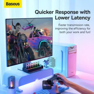 Baseus Wireless Bluetooth Adapter BA07 Schwarz Baseus Wireless Bluetooth Adapter BA07 Schwarz