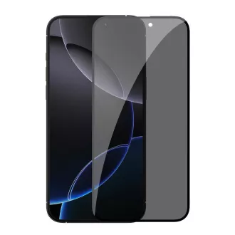 Nillkin gehärtetes Glas 0.25mm Guardian 2.5D für Apple iPhone 16 Pro Max Schwarz