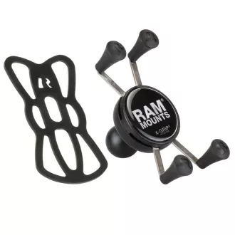 RAM Mounts X-Grip Universal-Handyhalterung mit 1"-Kugelbolzen RAM Mounts X-Grip Universal-Handyhalterung mit 1"-Kugelbolzen