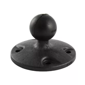 RAM Mounts runder Adapter/Befestigung für flache Oberflächen mit AMPS-Lochbild, mit 1" Stift, Kunststoff, RAP-B-202U