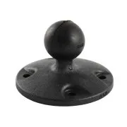 RAM Mounts runder Adapter/Befestigung für flache Oberflächen mit AMPS-Lochbild, mit 1" Stift, Kunststoff, RAP-B-202U