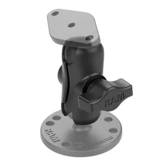 RAM Mounts kurzer Arm, Metall, für 1" Kugelzapfen (Gesamtlänge 60 mm), RAM-B-201U-A