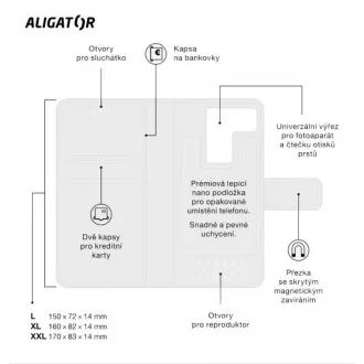 ALIGATOR Koffer UNIVERSE, Größe XL(160*81) rosa-gold